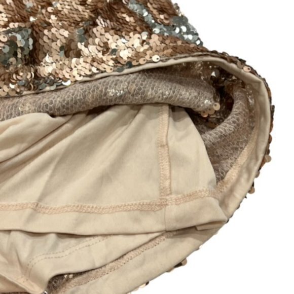 Shein Multicolor Sequins Sexy Mini Bodycon Dress Short Sleeves New Size Small - Picture 10 of 14